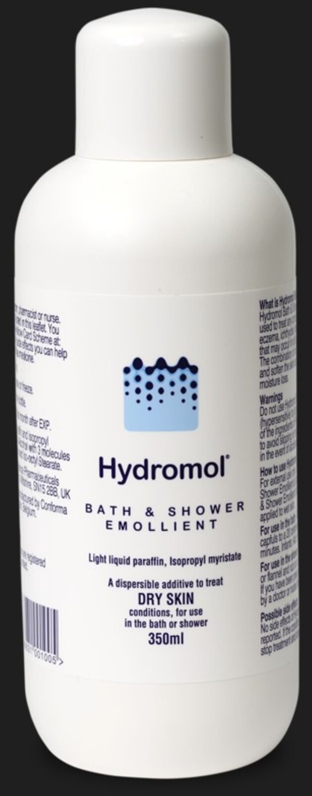 HYDROMOL bath & shower emollient 350ml