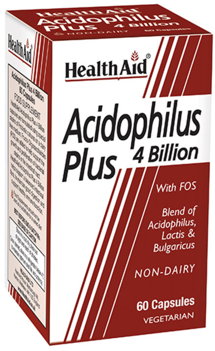 HEALTHAID probiotic capsules vegan acidophilus plus  60