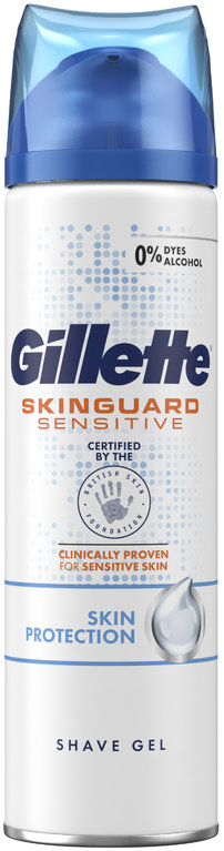 GILLETTE pre-shave skinguard shaving gel 200ml