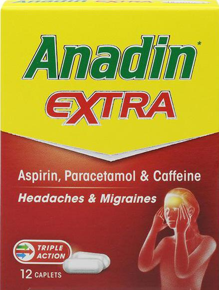 ANADIN EXTRA caplets 300mg/45mg/200mg  12