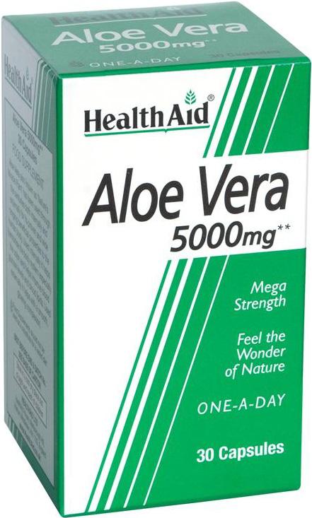 HEALTHAID herbal formula capsules aloe vera 5000mg  30
