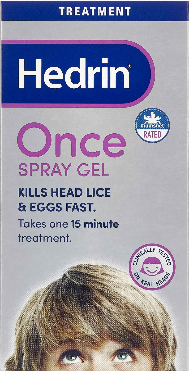 HEDRIN ONCE spray gel 4% 60ml