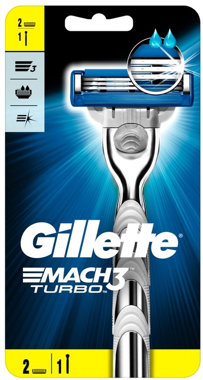 GILLETTE razors, blades & trimmers mach3 turbo razor
