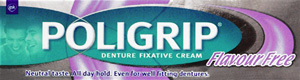 POLI-GRIP denture fixative cream ultra hold & neutral tasting 40g