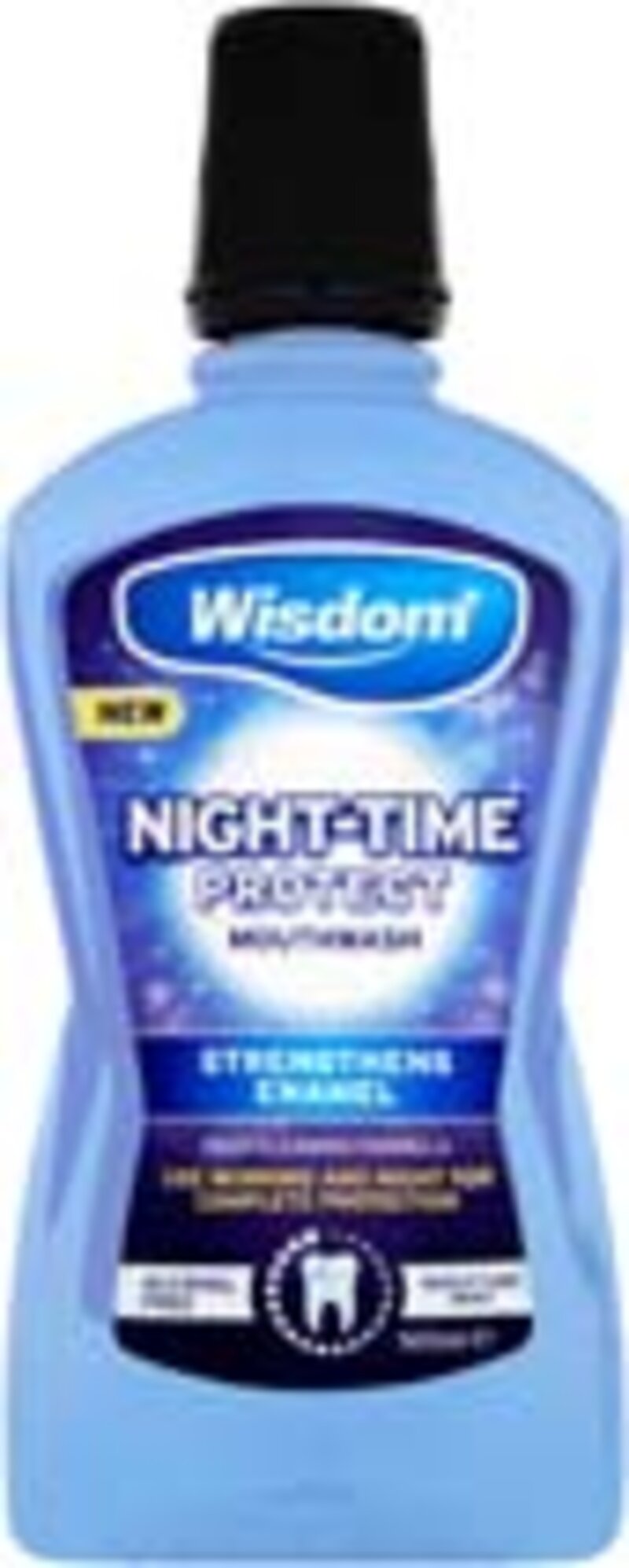WISDOM mouthwash night time protect 500ml