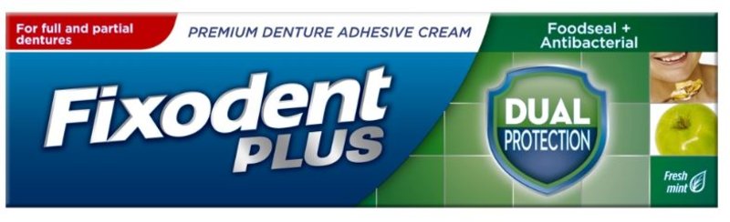 FIXODENT denture adhesive cream dual protection 40g