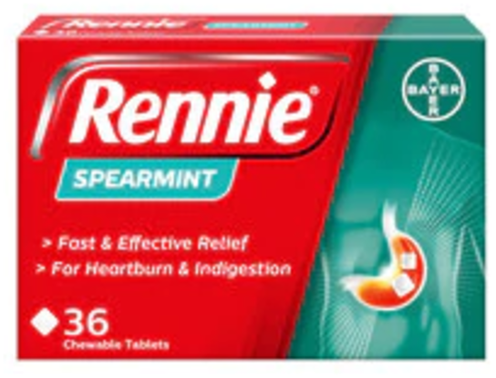 RENNIE tablets spearmint 680mg  36