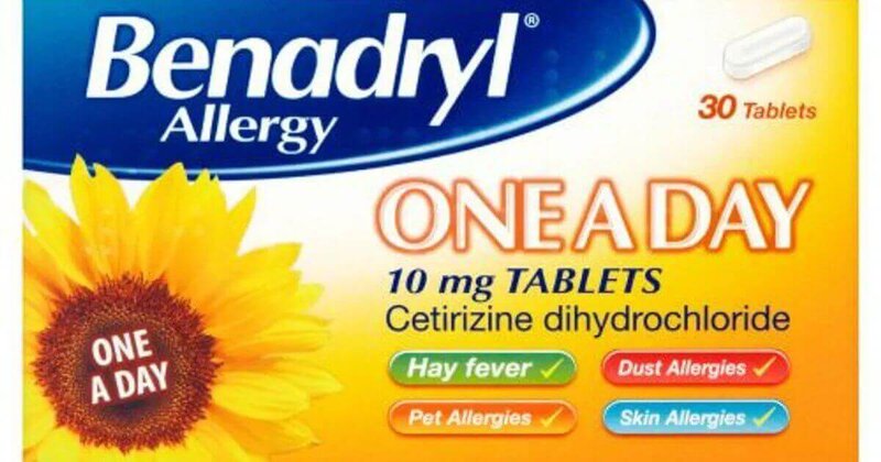 BENADRYL ALLERGY one-a-day tablets 10mg  30