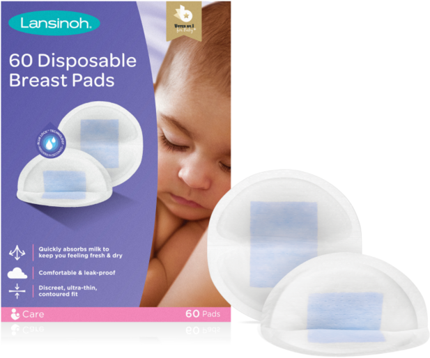 LANSINOH disposable nursing pads  60