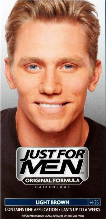 JUST FOR MEN shampoo-in hair colourant light brown H25