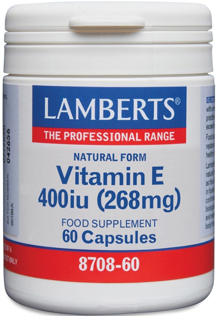 LAMBERTS vitamins capsules natural vitamin E 400iu  60