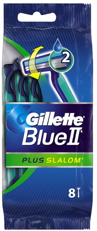 GILLETTE razors, blades & trimmers blue ll plus slalom disposable razors  8
