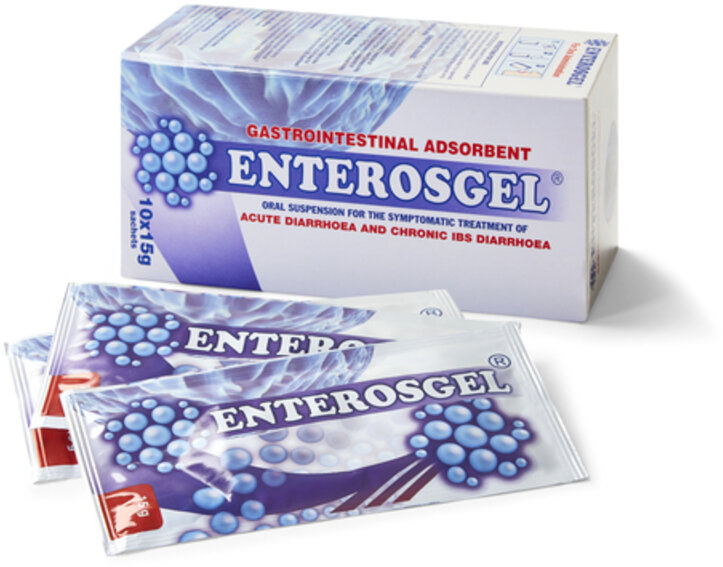 ENTEROSGEL intestinal adsorbent sachets 15g 10
