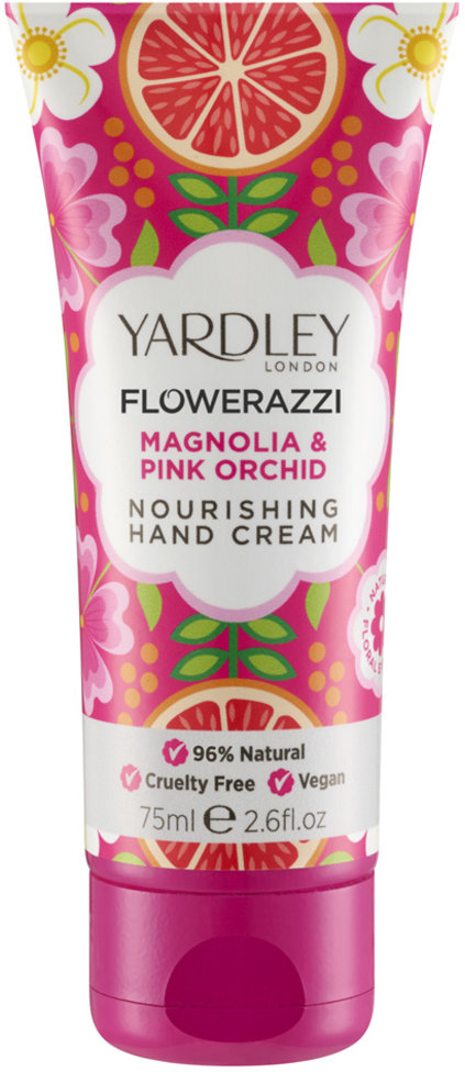 FLOWERAZZI magnolia & pink orchid hand cream 75ml