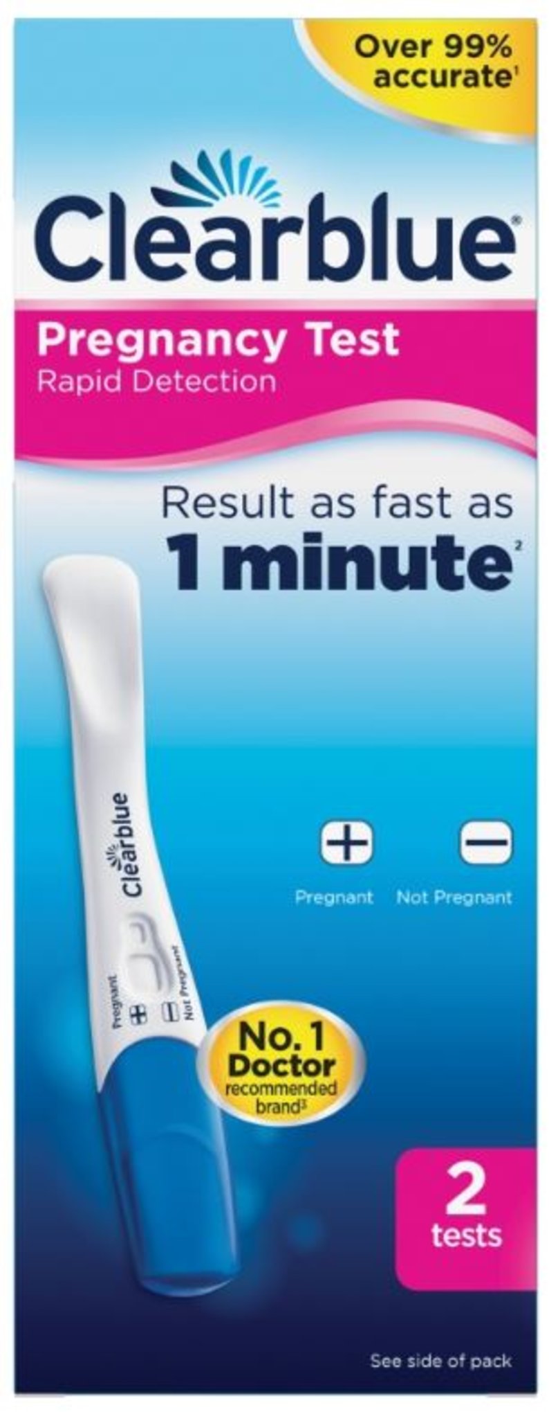 CLEARBLUE pregnancy test kit  2