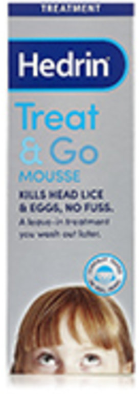 HEDRIN TREAT & GO head lice mousse 100ml