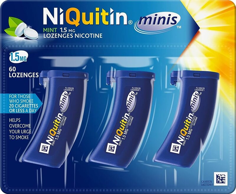 NIQUITIN lozenges mini mint 1.5mg  60