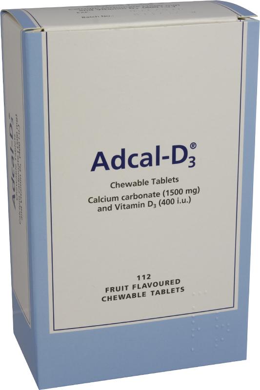 ADCAL-D3 chewable tablets 1500mg/400iu  112