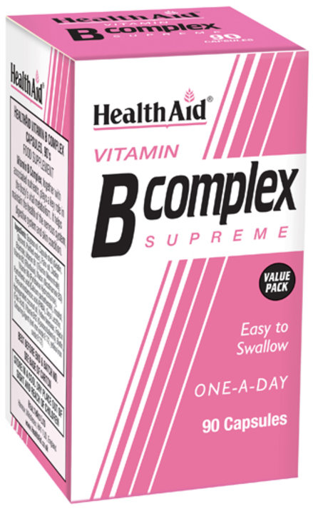 HEALTHAID vitamins capsules vitamin B complex supreme  90