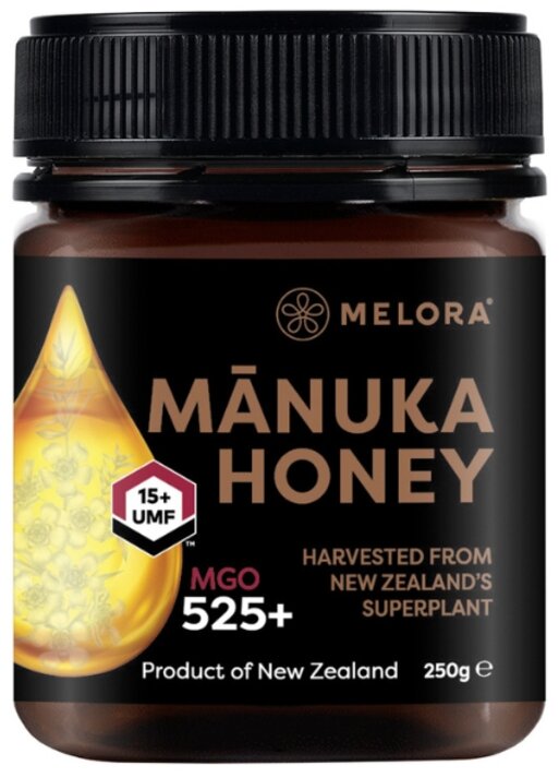 MELORA manuka honey 525+MGO UMF15+ 250g