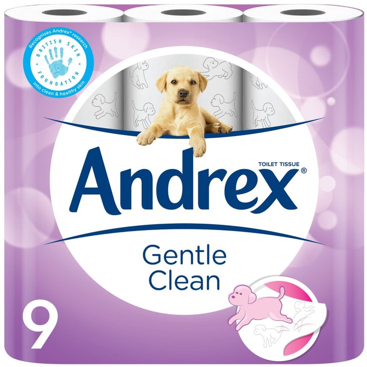ANDREX toilet roll gentle clean  9