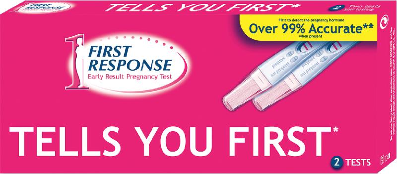 FIRST RESPONSE pregnancy testing kit one step 2