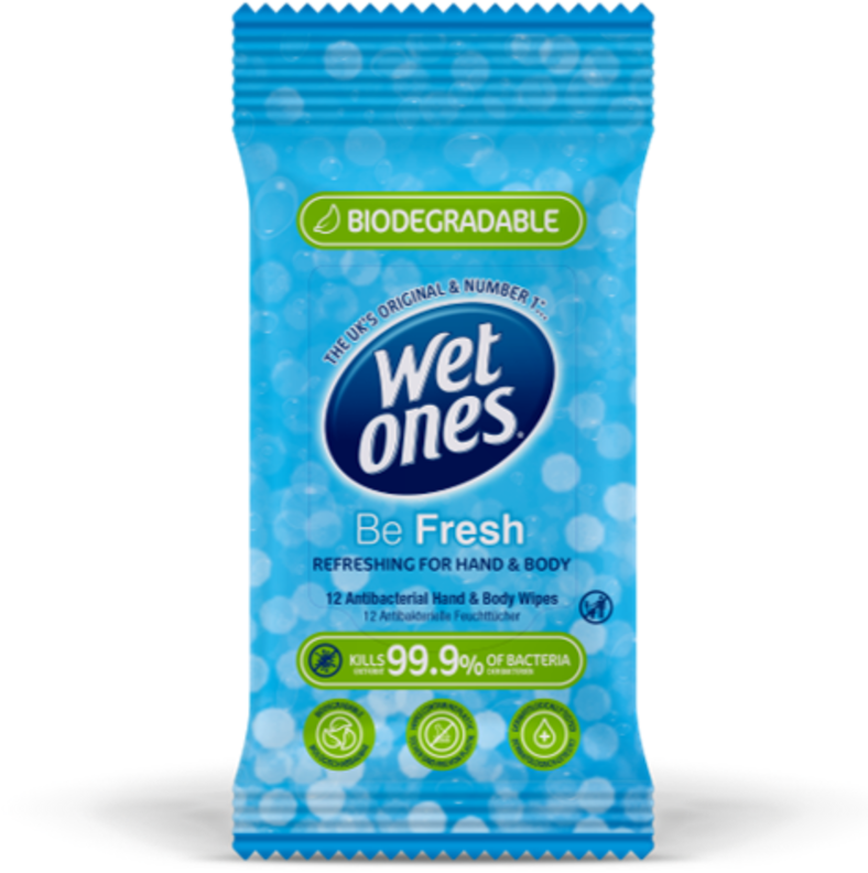 WET ONES biodegradable wipes be fresh  12