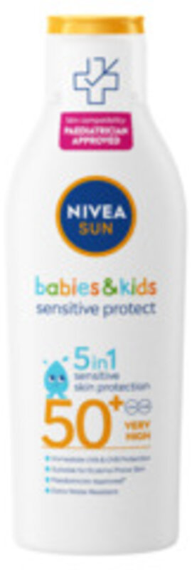 NIVEA SUN children's lotion sensitive lotion spf50 200ml
