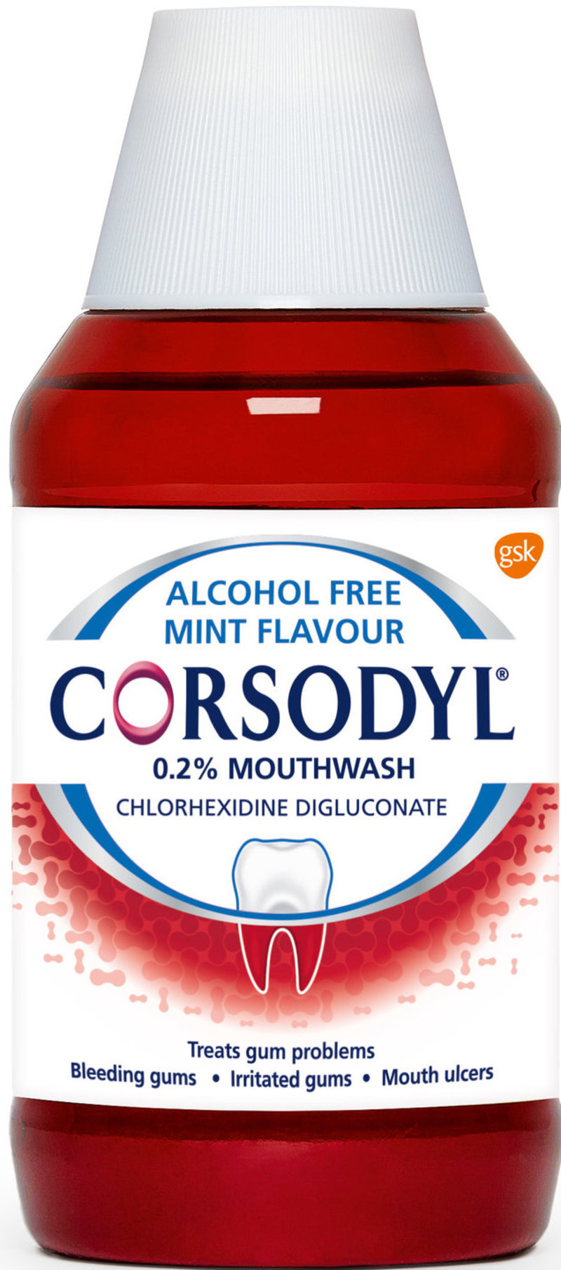 CORSODYL mouthwash alcohol free 0.2% w/v 300ml