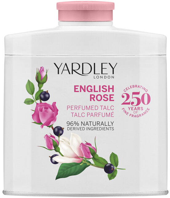 YARDLEY bath & body mini talc english rose 50g