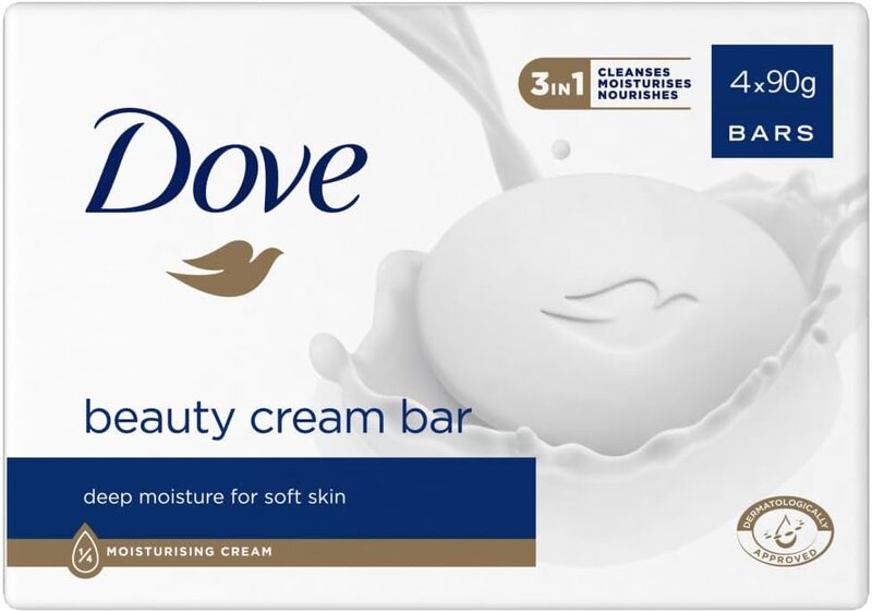 DOVE bath & shower soap bar original 90g 4