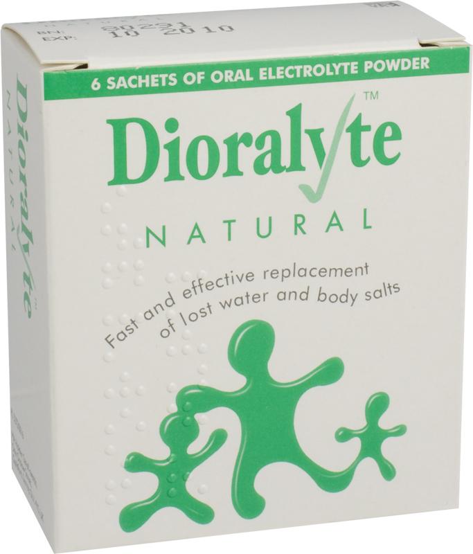 DIORALYTE supplement sachets natural 0.53g/3.56g/0.30g/0.47g 6
