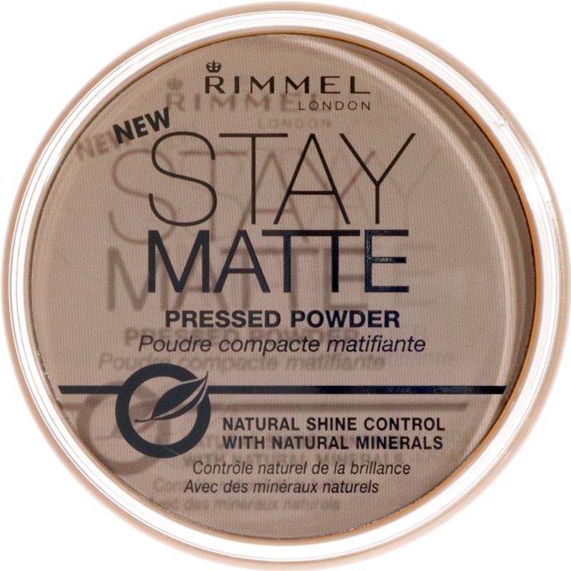 RIMMEL face make-up pressed powder stay matte peach glow 14g