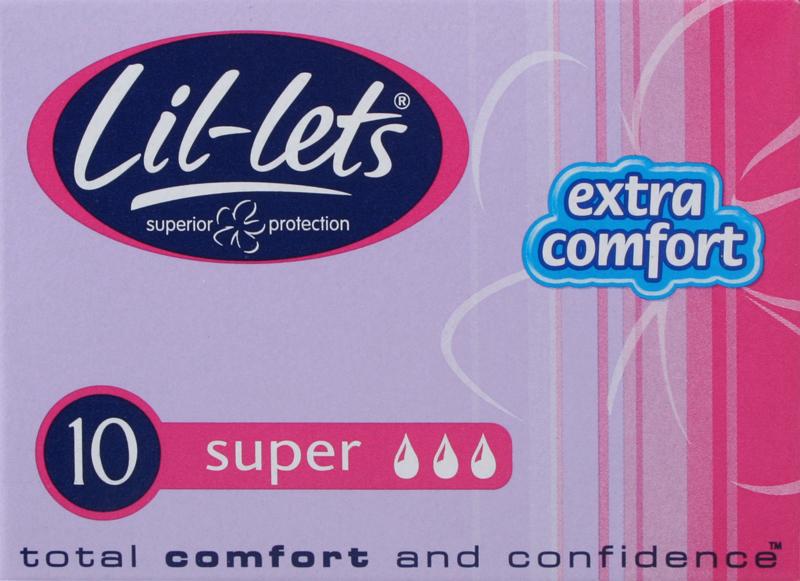 LIL-LETS non-applicator tampons super  10