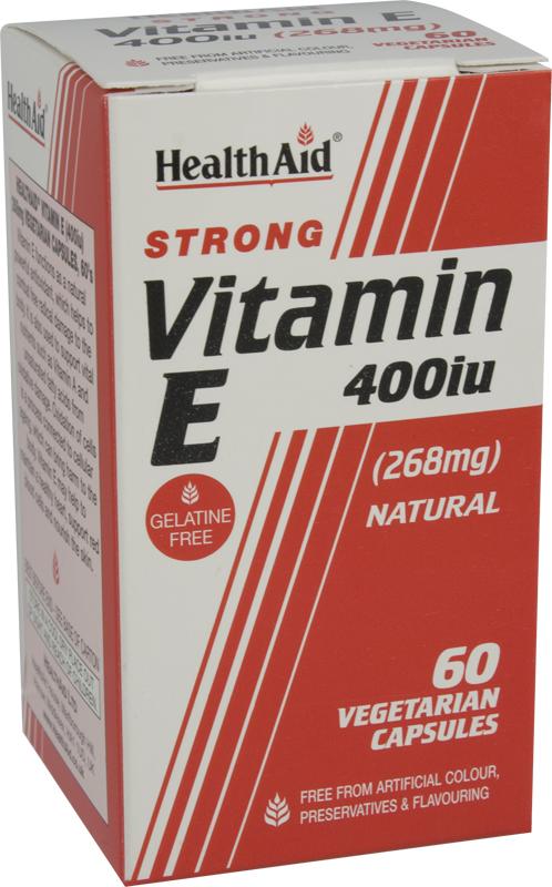 HEALTHAID vitamins capsules vitamin E 400iu  60
