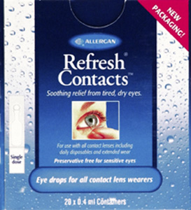 REFRESH CONTACTS UNIT 20 X 0.4ML VIALS