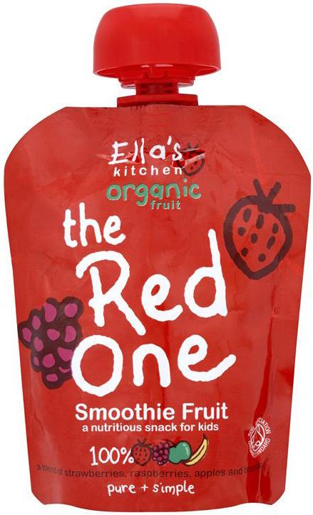 ELLA'S KITCHEN 100% organic smoothie fruit the red one 90g