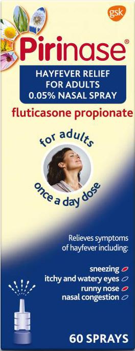 PIRINASE HAYFEVER nasal spray 0.05% 60dose