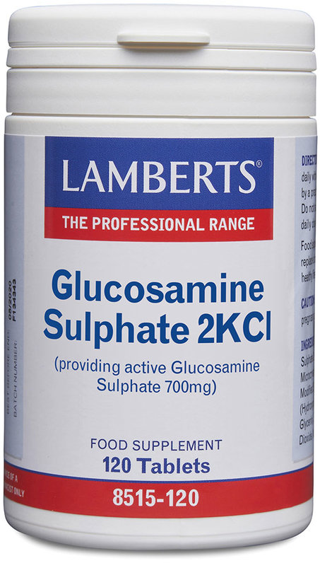 LAMBERTS nutrients tablets glucosamine sulphate 700mg  120