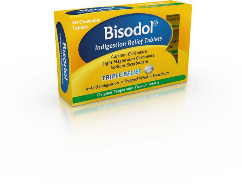 BISODOL tablets 522mg/68mg/64mg  60