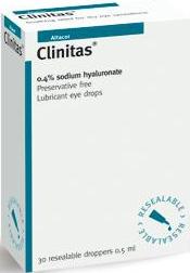 CLINITAS unit dose eye drops p/f 0.4% 0.5ml 30