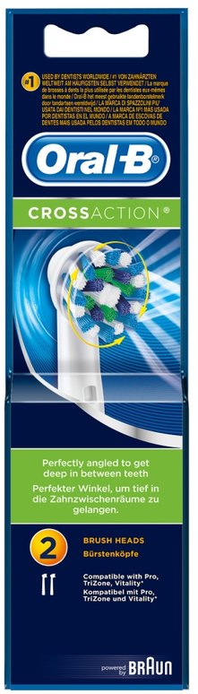ORAL-B toothbrush replacement heads cross action original  2