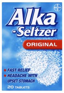ALKA-SELTZER original tablets 325mg/965mg/1625mg  20