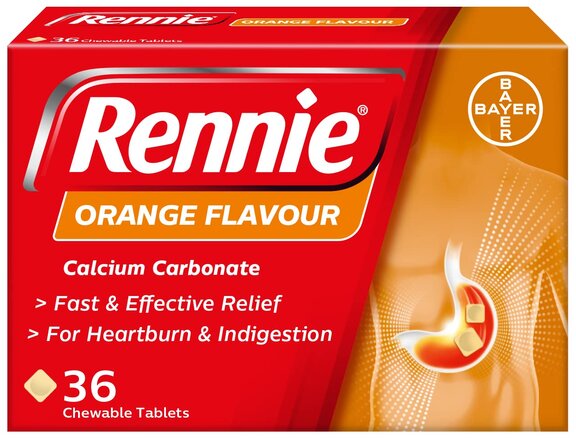 RENNIE tablets orange 500mg  36