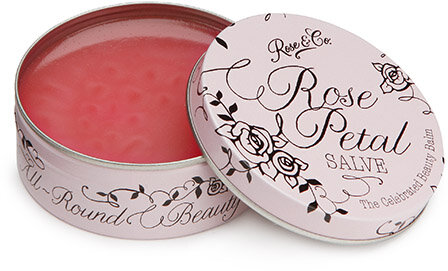 ROSE & CO lip balm rose petal salve tin 20g
