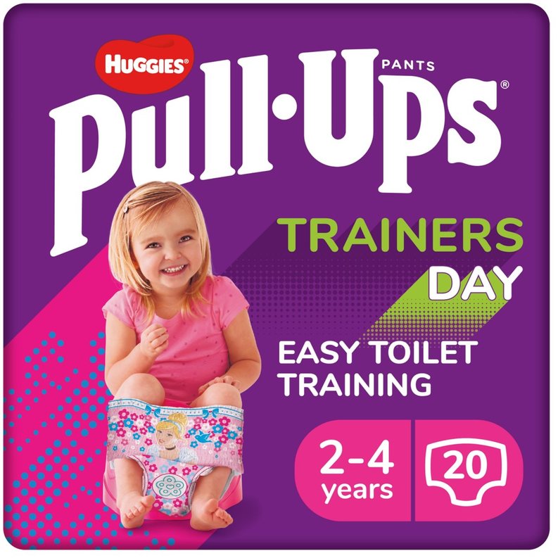 HUGGIES pull ups trainers day, girl 2-4 Years 20