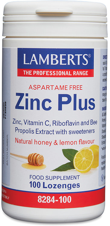 LAMBERTS minerals zinc plus lozenges  100