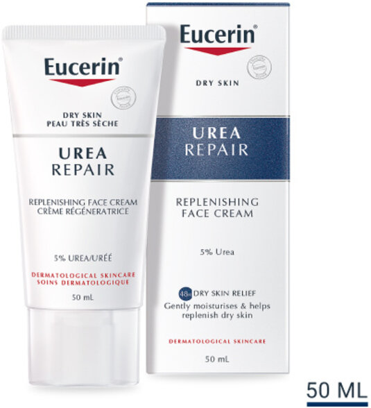 EUCERIN dry skin replenshing with lactate face cream 5% 50ml