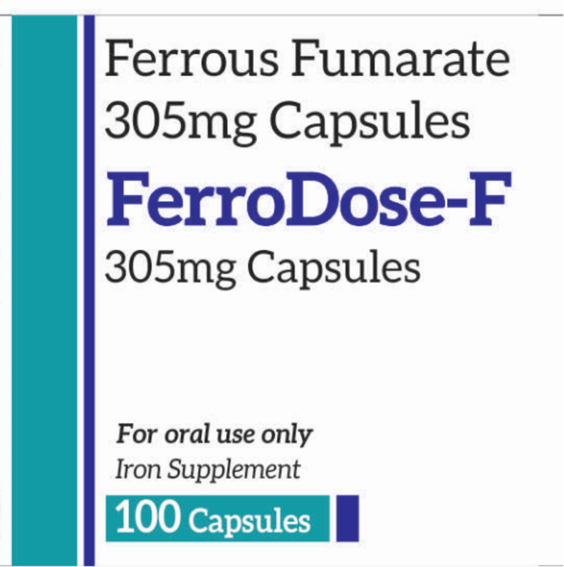FERRODOSE-F capsules 305mg 100