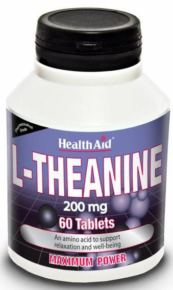 HEALTHAID amino acid tablets l-theanine 200mg  60